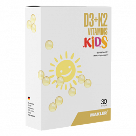 Витамины Д3+К2 для детей (D3 + K2 Витамины Кидс/D3 + K2 Vitamins Kids)