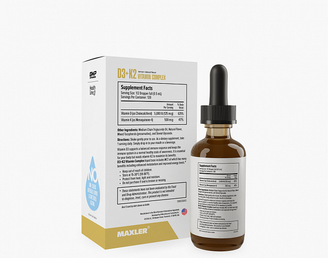 Д3+К2 Витаминный комплекс (D3+K2 Vitamin Complex) 2