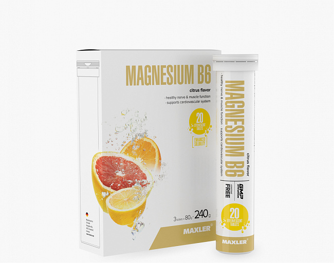 Магний B6 шипучие таблетки (Magnesium B6) 1