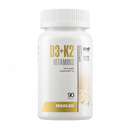 Витамины Д3+К2 (D3+K2)