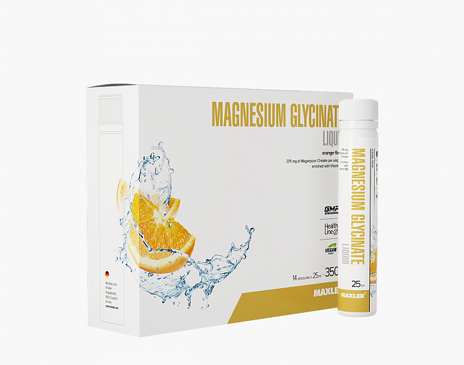 Глицинат магния жидкий в ампулах (Магнезиум Глицинат Ликвид/Magnesium Glycinate Liquid) 1
