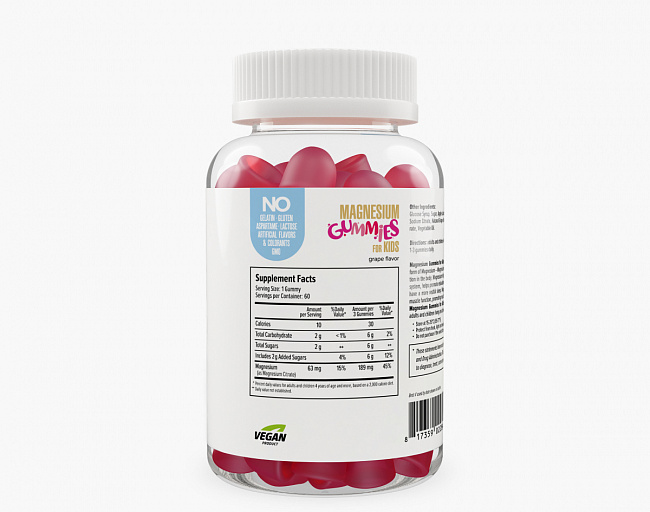 Магний для детей в жевательных конфетах (Магний Гаммиз для детей/Magnesium Gummies for Kids) 2