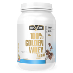 A photo of 100% Golden Whey Natural container.