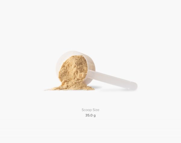 A picture of 100% Golden Whey Natural scoop.