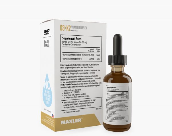 D3+K2 Vitamin Complex bottle and box_back