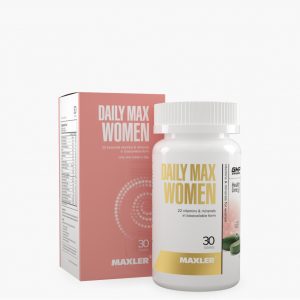 Daily Max Women 30 tabs bottle and box