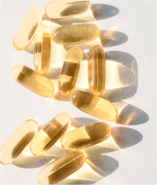 Softgels with Omega-Premium, high-potency 600 mg of EPA and DHA