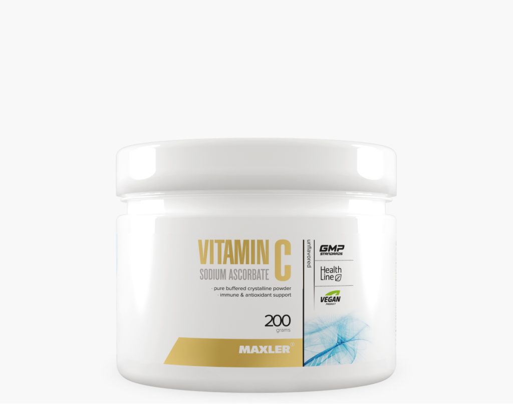 Витамин С Maxler — Vitamin C (Sodium Ascorbate) купить с доставкой по ...