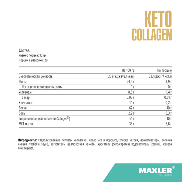 Кето-коллаген Keto Collagen 4