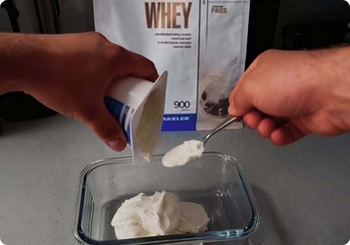 Рецепт орехово-шоколадного рулета с протеином 04