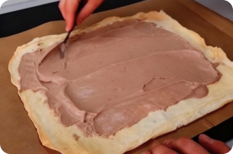 Рецепт орехово-шоколадного рулета с протеином 07