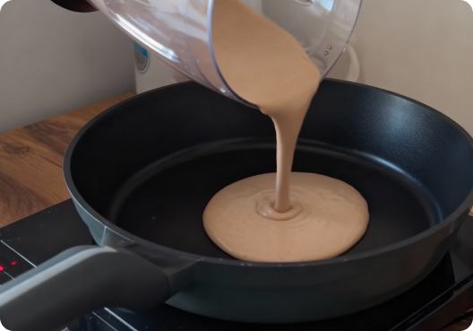 Рецепт протеинового овсяного блина. 04