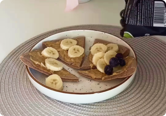 Рецепт протеинового овсяного блина. 05