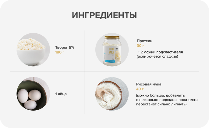 Рецепт протеиновых пончиков за 15 минут 01